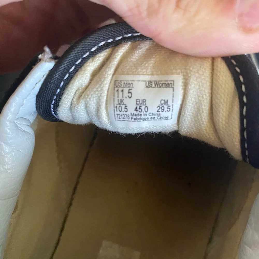 Old Skool Primary Check Vans Shoe Black/White Mens Sz 11.5 - Picture 2 of 6